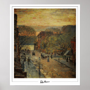 Childe Hassam Zedign Art Poster #276-2