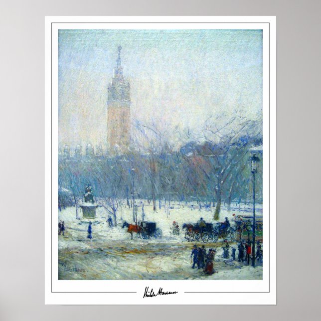 Childe Hassam Zedign Art Poster #35 (Front)