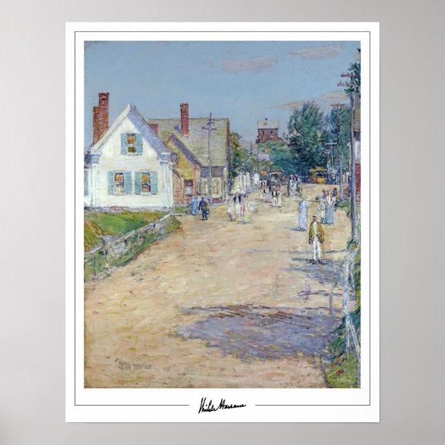 Childe Hassam Zedign Art Poster #36 (Front)