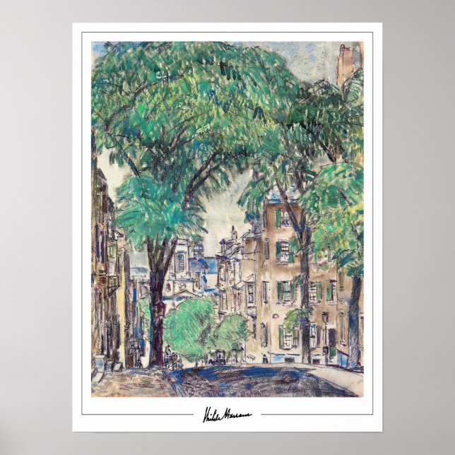 Childe Hassam Zedign Art Poster #375 (Front)