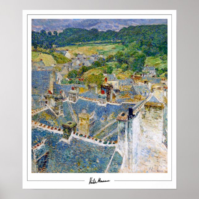 Childe Hassam Zedign Art Poster #402-2 (Front)