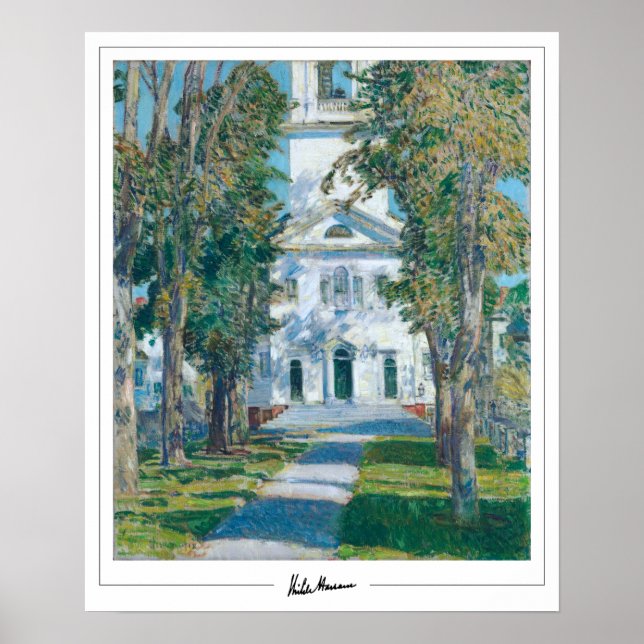 Childe Hassam Zedign Art Poster #50 (Front)