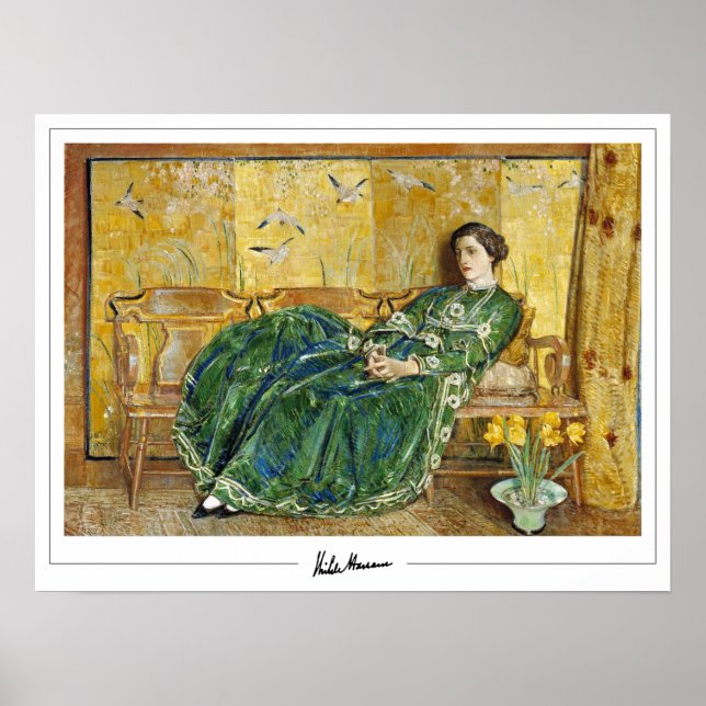 Childe Hassam Zedign Art Poster #58 (Front)