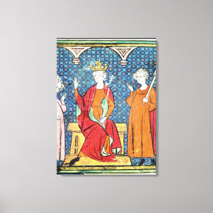 Childeric II , Merovingian King of Austrasia Canvas Print