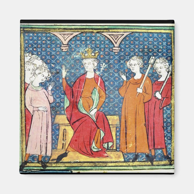 Childeric II , Merovingian King of Austrasia Magnet (Front)