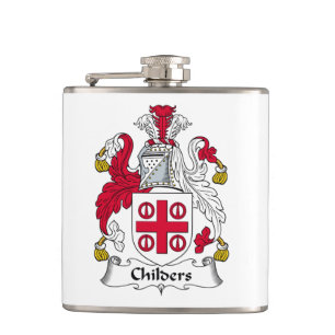 Childers Family Crest Hip Flask