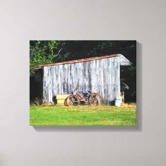 Childhood Bike 10"x 8", .75", Single Canvas Print