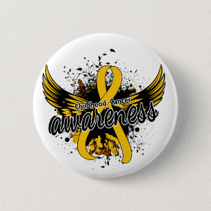 Childhood Cancer Awareness 16 6 Cm Round Badge