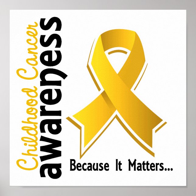 Childhood Cancer Awareness 5 Poster (Front)