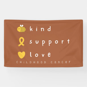 childhood cancer awareness Banner Sign