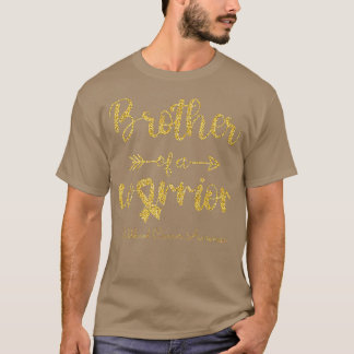 Childhood Cancer Awareness Brother Of A Warrior T-Shirt