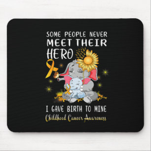 Childhood Cancer Awareness Cancer Survivor Warrior Mouse Mat