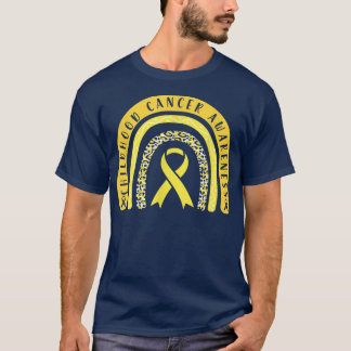 Childhood Cancer Awareness Costume Peace Love Cure T-Shirt