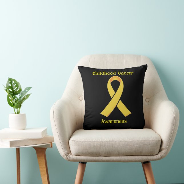 Childhood Cancer Awareness Cushion (Chair)