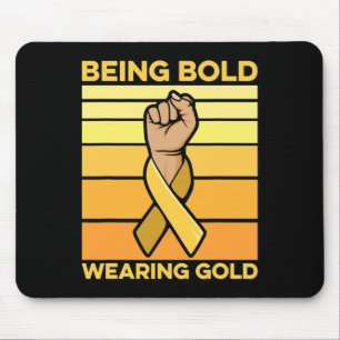 Childhood Cancer Awareness Design for a Cancer War Mouse Mat