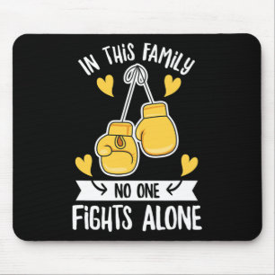 Childhood Cancer Awareness Design for a Cancer War Mouse Mat
