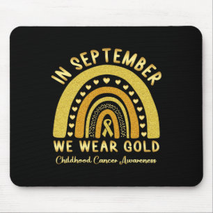 Childhood Cancer Awareness DIPG Shark Take A Extin Mouse Mat