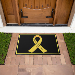 Childhood Cancer Awareness  Doormat
