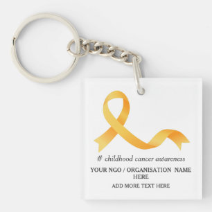 Childhood Cancer Awareness Event Promotional Key Ring