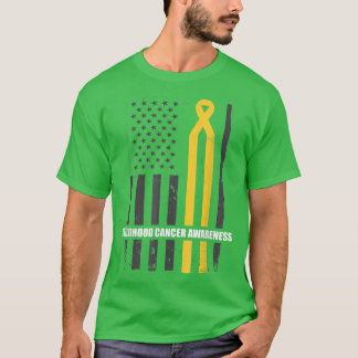 Childhood Cancer Awareness Fight Disease 359 T-Shirt
