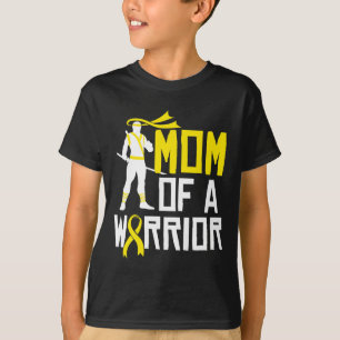 Childhood Cancer Awareness Gold Ribbon Mum Suppor T-Shirt