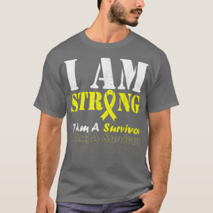 CHILDHOOD CANCER AWARENESS I AM STRONG I AM A SURV T-Shirt