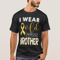 Childhood cancer awareness I wear for my little br