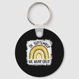 Childhood Cancer Awareness  In September We Wear G Key Ring
