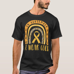 Childhood Cancer Awareness In September We Wear Go T-Shirt