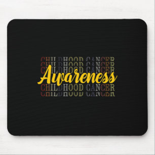 Childhood Cancer Awareness Mary Strong Gold Ribbon Mouse Mat