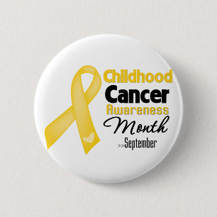 Childhood Cancer Awareness Month 6 Cm Round Badge