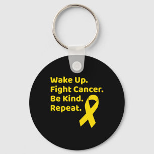 Childhood Cancer Awareness Month For September Key Ring
