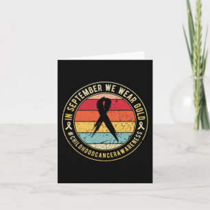 Childhood Cancer Awareness Month In September Vint Card