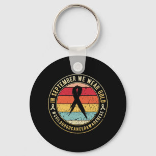 Childhood Cancer Awareness Month In September Vint Key Ring