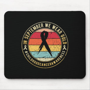 Childhood Cancer Awareness Month In September Vint Mouse Mat