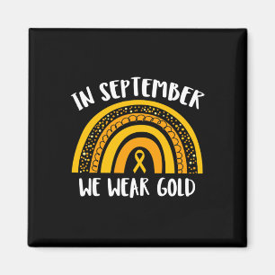 Childhood Cancer Awareness Month In September We Magnet