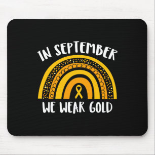 Childhood Cancer Awareness Month In September We Mouse Mat