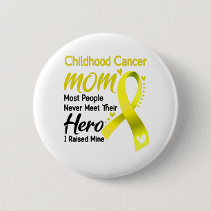 Childhood Cancer Awareness Month Ribbon Gifts 6 Cm Round Badge