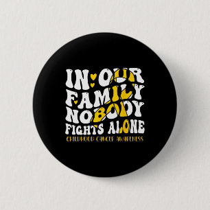 Childhood Cancer Awareness Month Support Family Fa 6 Cm Round Badge