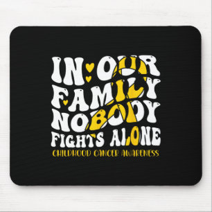 Childhood Cancer Awareness Month Support Family Fa Mouse Mat
