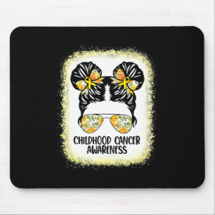 Childhood Cancer Awareness  My SON Warrior Tee Mouse Mat
