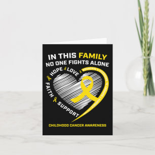Childhood Cancer Awareness Products Gifts Boys Gir Card