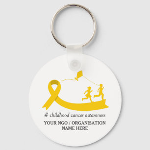 Childhood Cancer Awareness Promotional  Key Ring