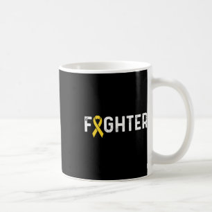 Childhood Cancer Awareness Ribbon Fighter Coffee Mug
