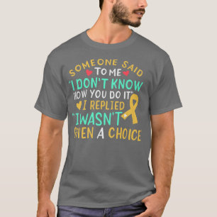 Childhood Cancer Awareness Ribbon Fighter Motivati T-Shirt