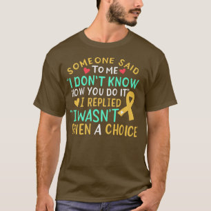Childhood Cancer Awareness Ribbon Fighter Motivati T-Shirt