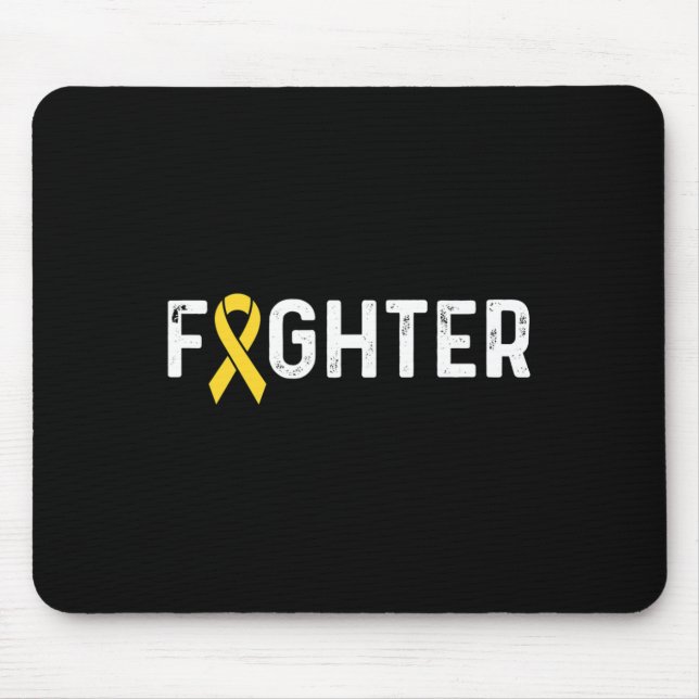 Childhood Cancer Awareness Ribbon Fighter  Mouse Mat (Front)