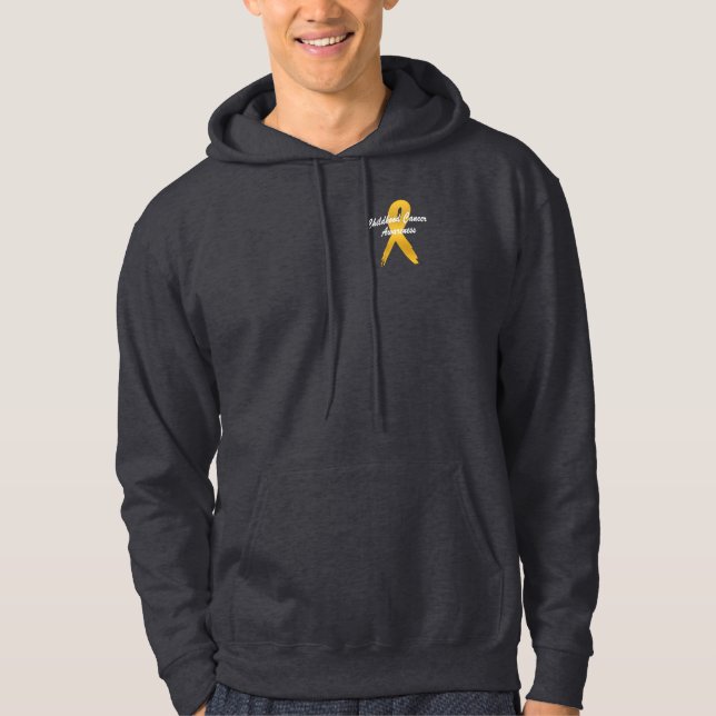 Childhood Cancer Awareness Ribbon Hoodie (Front)