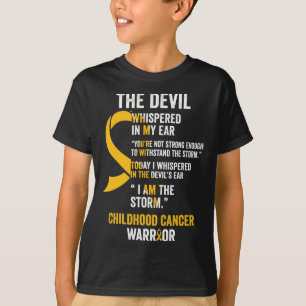 Childhood Cancer Awareness Ribbon s1 T-Shirt