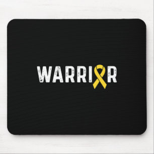Childhood Cancer Awareness Ribbon Warrior  Mouse Mat